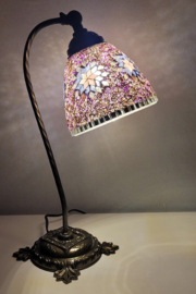 Leeslamp mozaïek roze