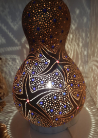 kalebaslamp "zeesterren"