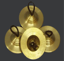 Zils messing 6 cm