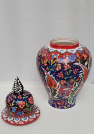 Turkse pot met deksel 40cm (rood)