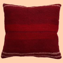 kelim kussen 40x40cm bordeaux