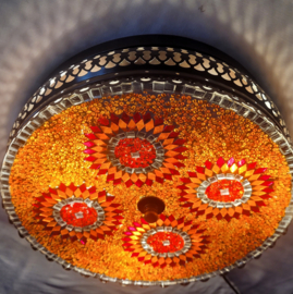 Plafonniere 30cm (met rand) oranje