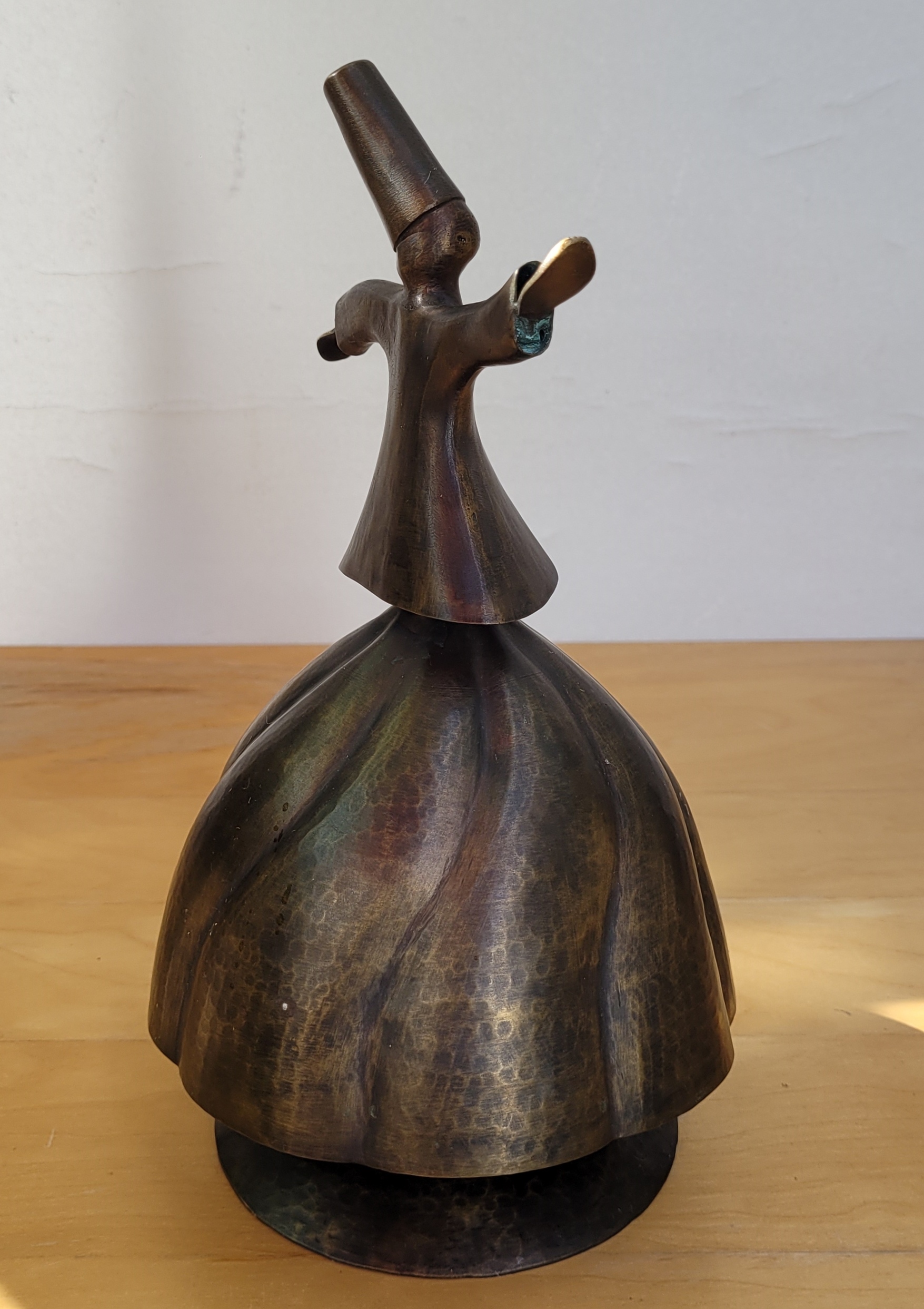 dansende Derwisj koper 28cm