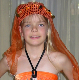 sluierhoedje nr. 1 (div. kleuren)