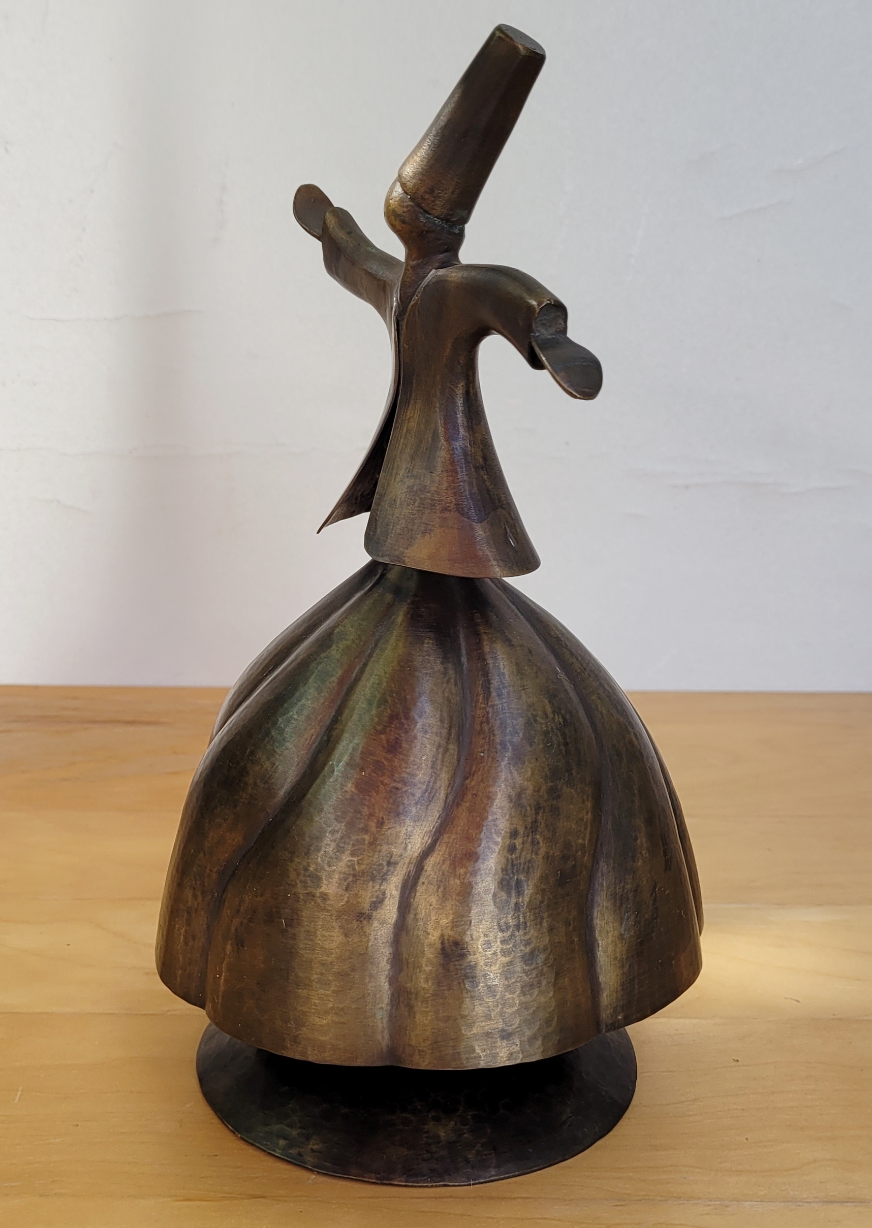 dansende Derwisj koper 28cm