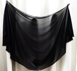 sluier 148 zwart (200 x 100 cm)