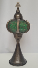 Oosterse tafellamp (groen)