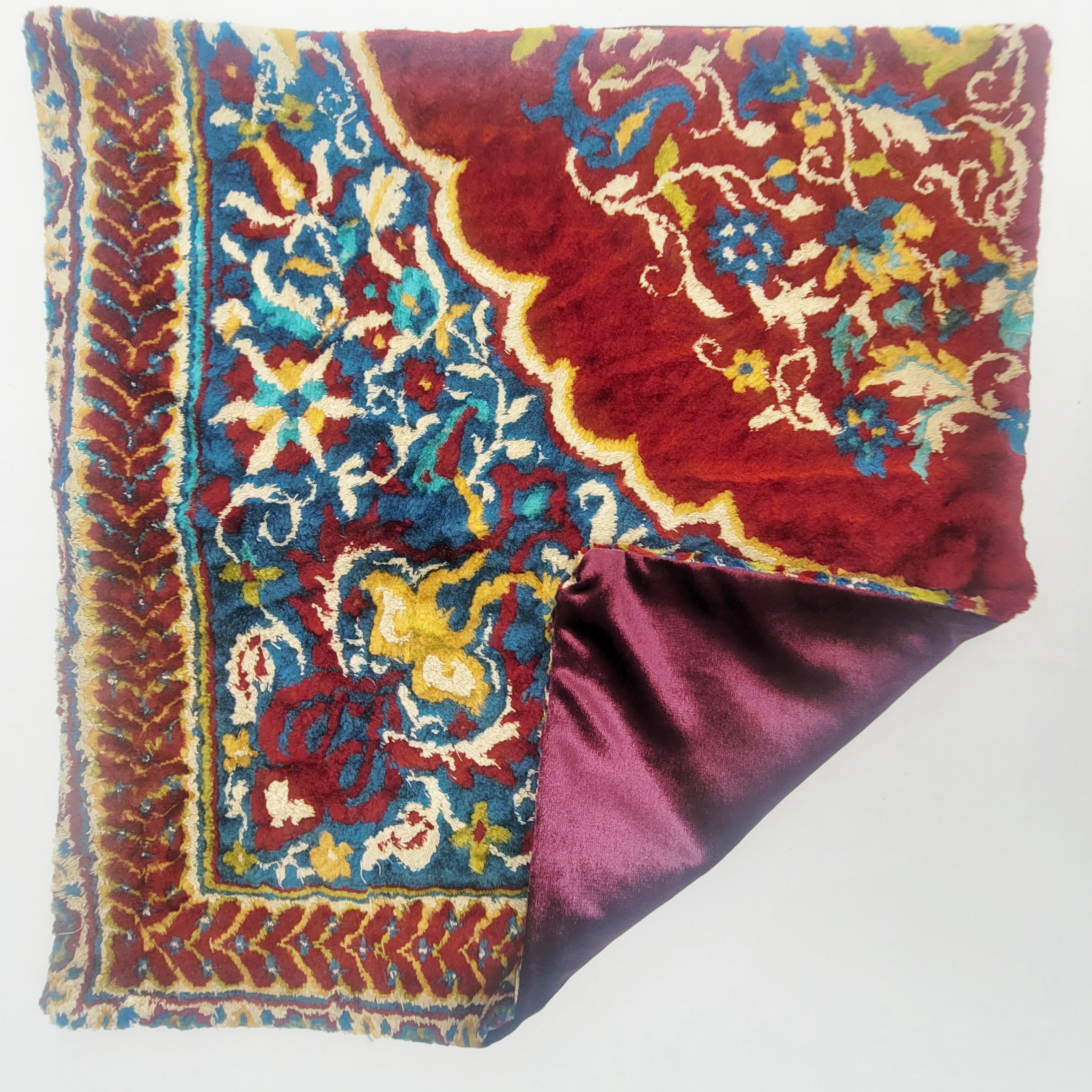 Velours kussen 55x55cm