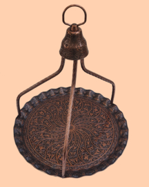 Turks dienblad 36 cm koper