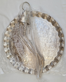 Turks dienblad 36 cm koper (zilver)