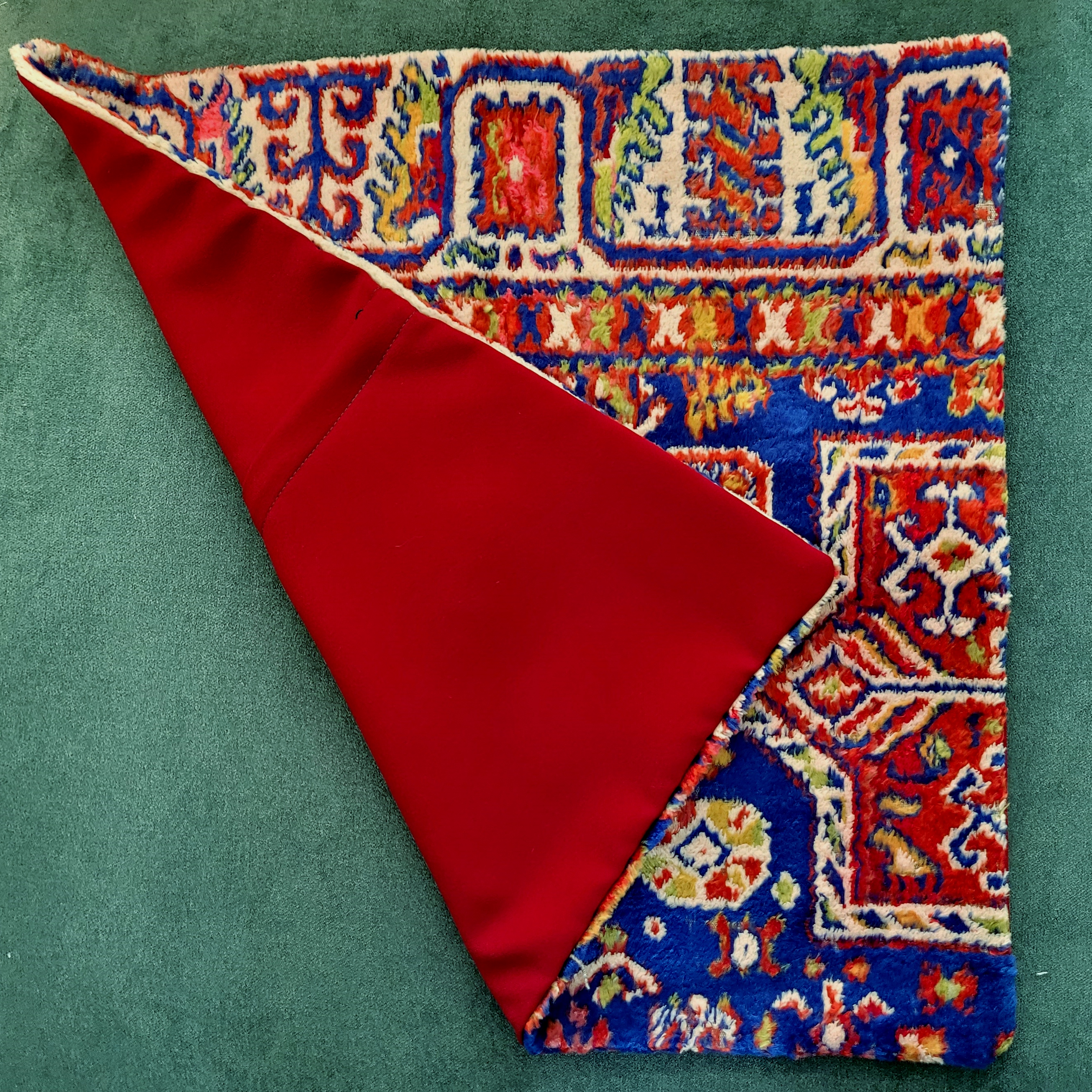 Velours kussen 55x55cm