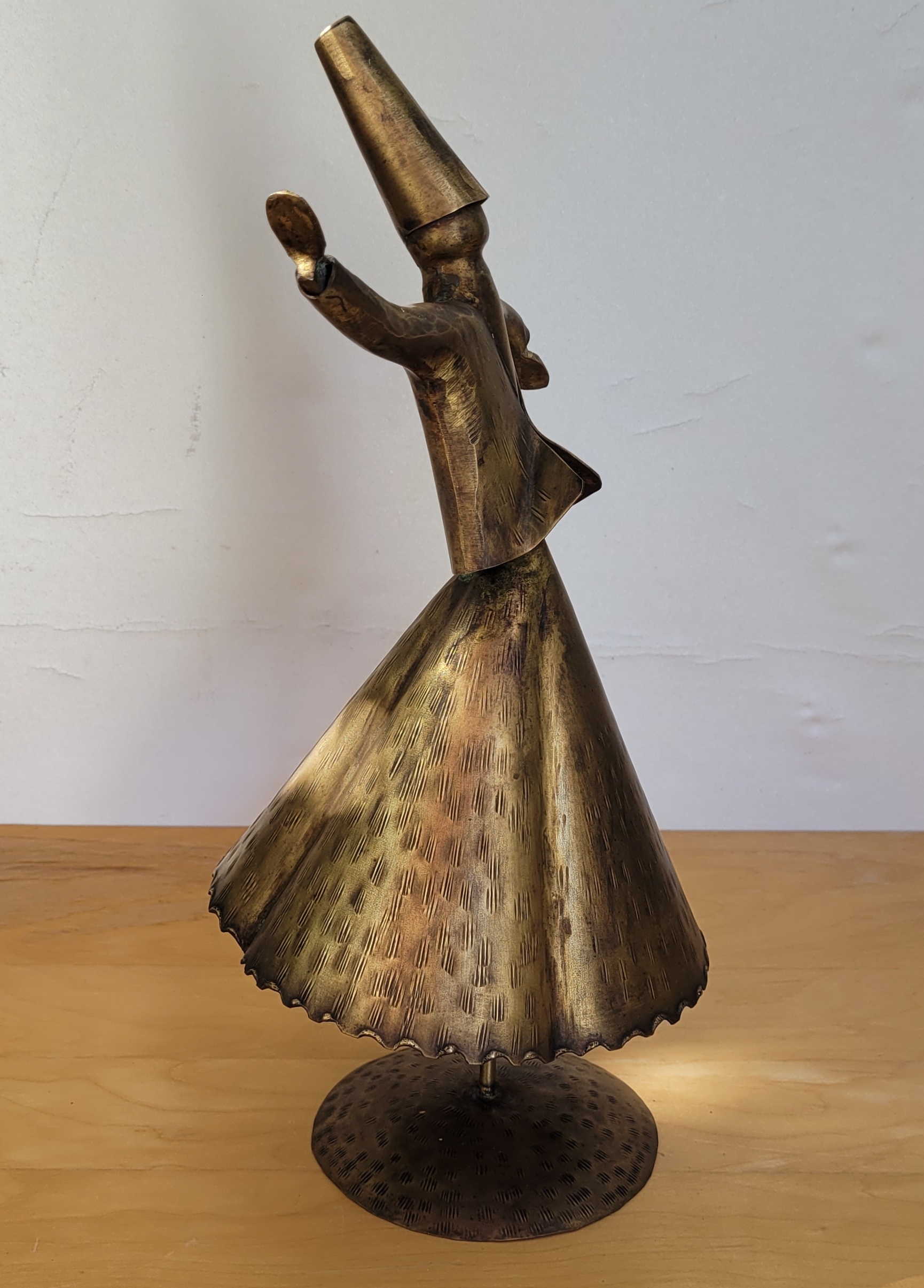 dansende Derwisj koper 40cm