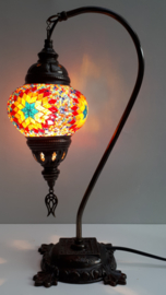 Tafellamp Ø13cm 'zwaan' multicolor 4ROGB