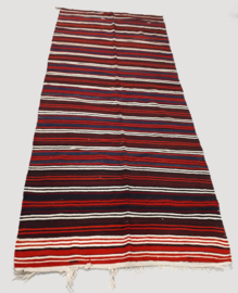 Kelim K132 gekleurde strepen (146x345cm)