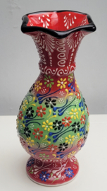 Vaas 30cm rood/groen