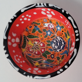 Keramieken schaaltjes 8cm rood