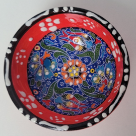 Keramieken schaaltjes 8cm rood