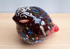 Waxinelichthouder keramiek 'vogel'