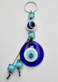 sleutelhanger "boze oog" (turquoise)
