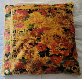 Velours kussen 62x62cm