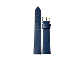 echt leer blauw zacht soepel plat