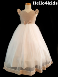 Communie - Bruidsmeisjes jurk Bling Goud of Zilver