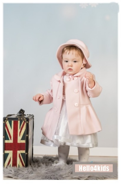 Artefact Bully Proberen setje roze jasje - mantel met hoedje | Meisjes Feestkleding Maat 46 - 98 |  Hello4kids gelegenheidskleding voor kinderen - ceremonie kleding -  doopkleding