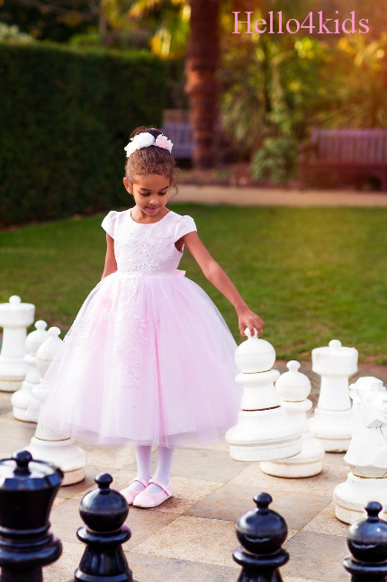 Geschatte Misschien Effectiviteit Roze communie bruidsmeisjes jurk Exclusief Aurora | Bruidsmeisjes- Communie  Maat 92 - 182 | Hello4kids gelegenheidskleding voor kinderen - ceremonie  kleding - doopkleding