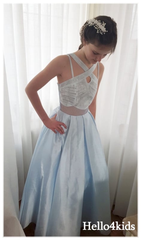 Communie jurk Alita | Bruidsmeisjes- Communie Maat 92 - 182 | Hello4kids voor kinderen - ceremonie kleding -