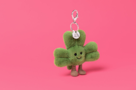 Amuseables Siofra Shamrock Bag Charm, Jellycat