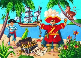 Djeco Puzzel, piraat 36 stukjes
