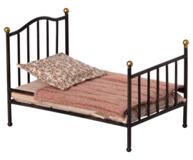 Maileg Vintage bed, mouse, antraciet
