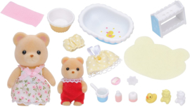 Sylvanian families Baby bath time