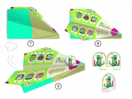 Djeco Origami, vliegtuigen