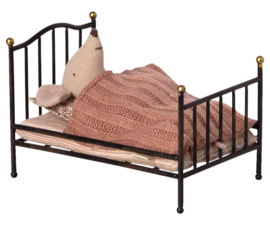 Maileg Vintage bed, mouse, antraciet