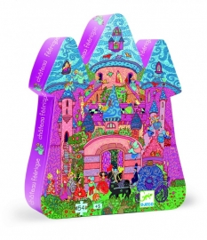 Puzzel, the fairy castle 54st. , Djeco