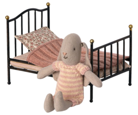Maileg Vintage bed, mouse, antraciet