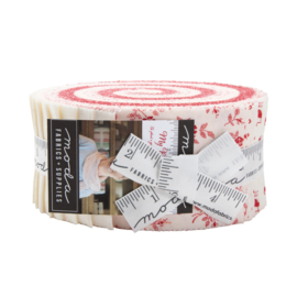 My Redwork Garden - Bunny Hill Designs -jellyroll