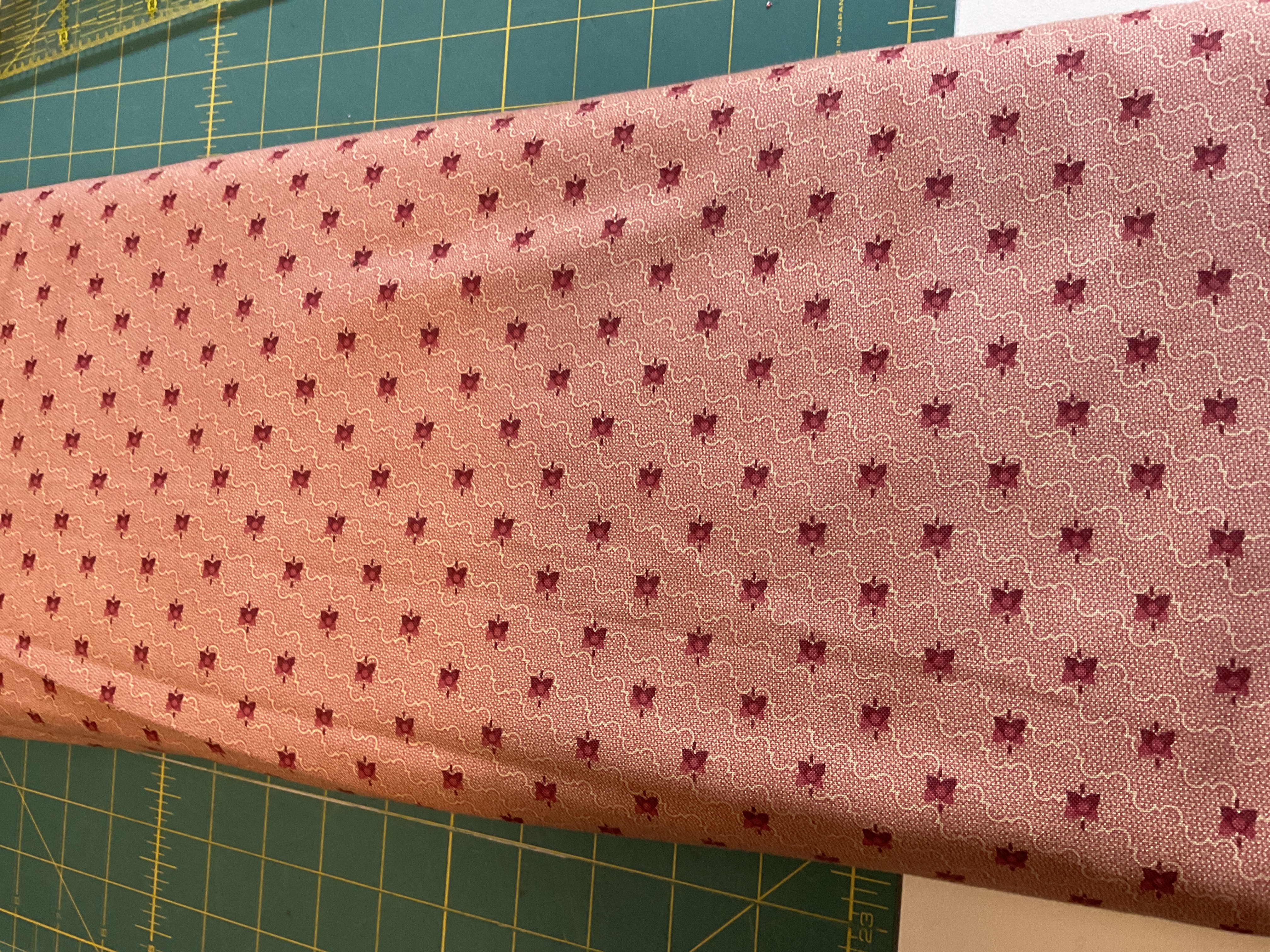 R17-5533-0111 Rose/oranje met klein rood bloemetje