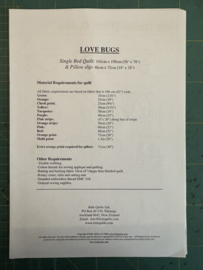 Love BUGS van Kids Quilts