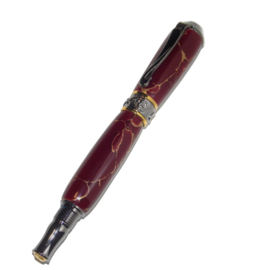 D. Broadwell nouveau sceptre 24Kt gold-wine red