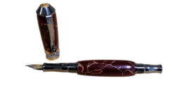 D. Broadwell nouveau sceptre 24Kt gold-wine red