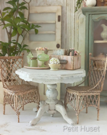 Brocante 8 Hoekige Eettafel