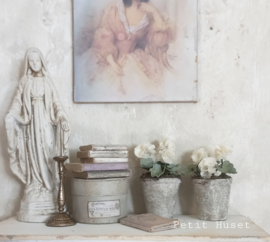 Handgemaakte Geranium in Pot