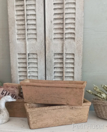 Brocante Plantenbak Terracotta