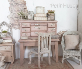 Brocante Oudroze Ladenkastje