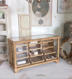 Antieke Fournituren Display Toonbank