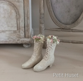 Victoriaanse Laarsjes met Bloemen