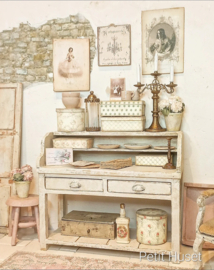 Brocante Sidetable met Opzet