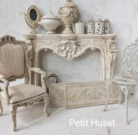 Dun Brocante Tableau met Reliëf